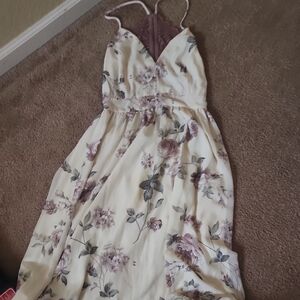 Windsor Cream Floral Maxi Dress